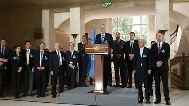 جلسة جديدة لوفدي الحوار السوري في جنيف والجعفري يصفها بـ&rsquo;المفيدة&rsquo; و&rsquo;الواعدة&rsquo;