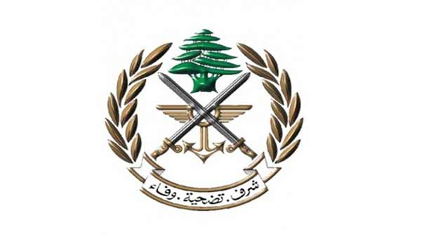 الجيش: توقيف 1618 شخصاً من جنسيات عدة لارتكابهم جرائم مختلفة خلال آذار