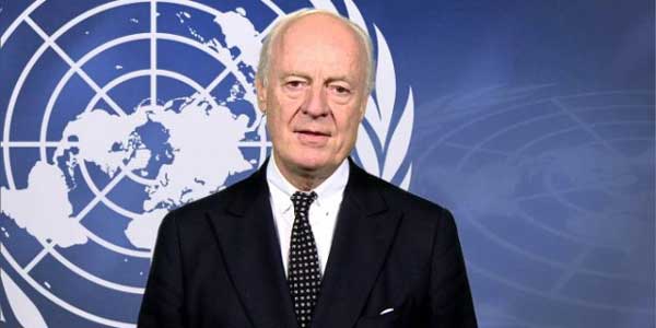 دي ميستورا يغادر جنيف إلى إيطاليا لـ&rsquo;أسباب خاصة&rsquo;.. وفريقه يتابع لقاء الوفود