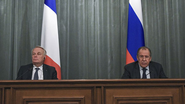 موسكو وباريس تشددان على مكافحة الإرهاب