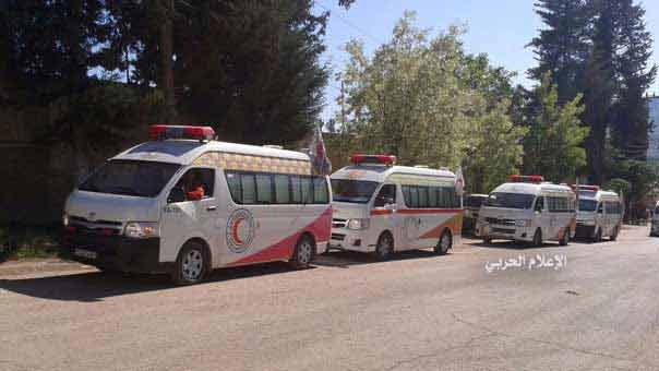 اجلاء متبادل لمدنيين من مضايا وكفريا والفوعة