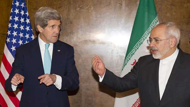ظريف لكيري: إيران التزمت بجميع تعهداتها بشأن الاتفاق النووي