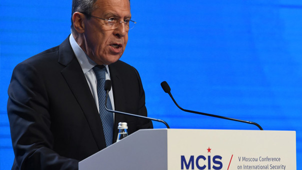 لافروف في مؤتمر للأمن الدولي بموسكو: لمعالجة الأخطاء المرتكبة في مجال مكافحة الإرهاب