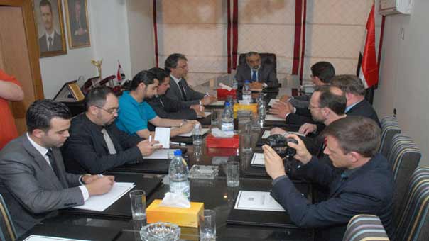 الزعبي لوفد الجبهة الأوروبية لدعم سورية: السوريون في مواجهتهم مع الإرهاب يدافعون عن العالم بأسره