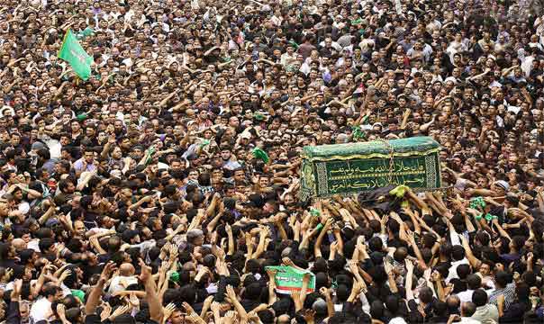 بغداد تعج بالمحبين عند باب المراد.. 12 مليون زائراً يحيون شهادة الإمام الكاظم &rsquo;ع&rsquo;