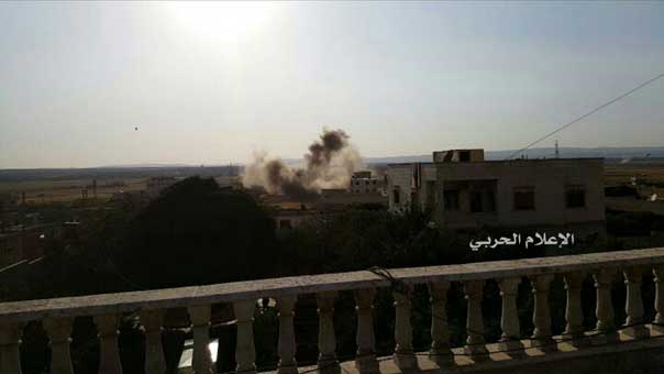 المجموعات المسلحة تقصف بلدة الفوعة المحاصرة واصابة مدنيين