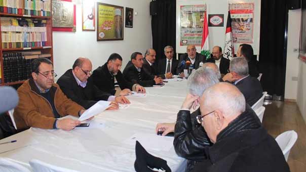 لقاء الأحزاب عزى باستشهاد القائد المقاوم مصطفى بدرالدين وحذر الحكومة من الرضوخ للإجراءات المصرفية الأميركية