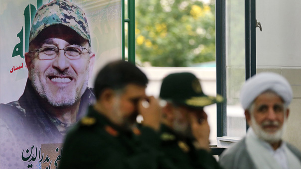 بالصور: مراسم تأبين القائد الجهادي الكبير مصطفى بدر الدين في طهران