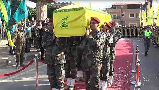 حزب الله وجمهور المقاومة شيّعوا الشهيد المجاهد حسين حمدان في ميس الجبل