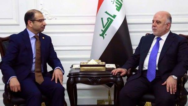 العبادي والجبوري يؤكدان من غرفة عمليات الفلوجة على أهمية تحرير المدينة والحفاظ على سلامة الأهالي