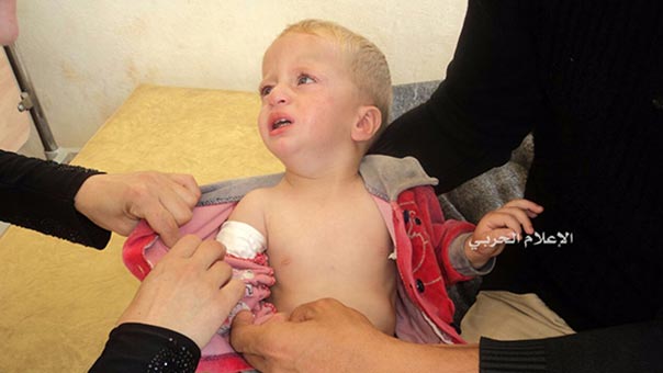 بالصور - الإرهابيون يواصلون استهداف المدنيين في الفوعة وكفريا المحاصرتين بريف إدلب