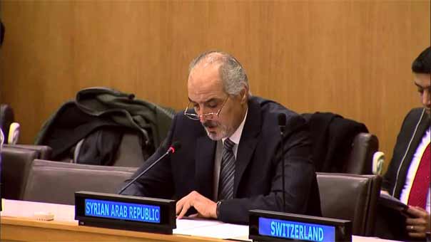 الجعفري لـ&rsquo;مجلس الأمن&rsquo;: لـمساءلة الدول الداعمة للإرهاب وضمان عدم حصول الإرهابيين على أسلحة دمار شامل