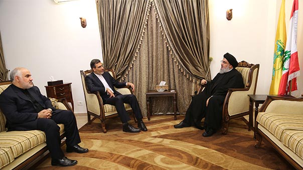 السيد نصر الله استعرض مع معاون وزير الخارجية الإيراني للشؤون العربية والأفريقية التطورات في المنطقة