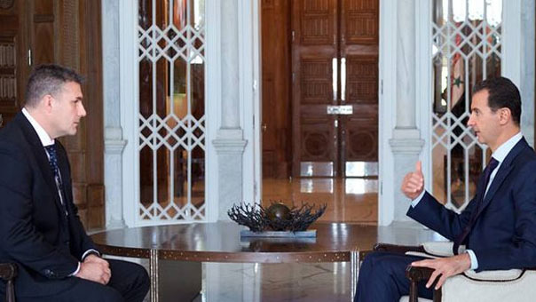 الرئيس الأسد: معظم المسؤولين الغربيين يكررون فقط ما تريد الولايات المتحدة منهم قوله