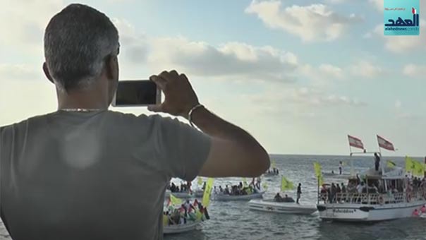مسيرة بحرية عند شاطئ صور في يوم القدس العالمي