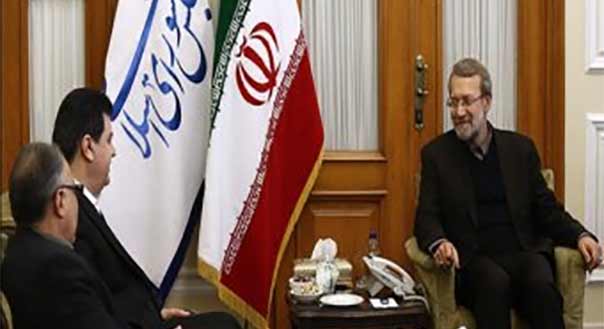لاريجاني خلال لقائه سفير سوريا بطهران: لاتخاذ خطوات ملموسة لوقف تدفق الإرهابيين إلى سورية