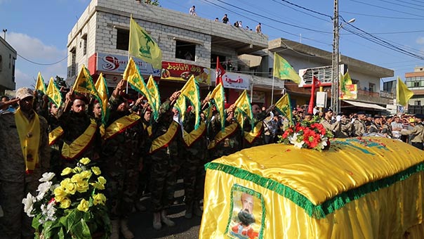 تشييع الشهيد عمر العبيد في بلدة الدوير الجنوبية