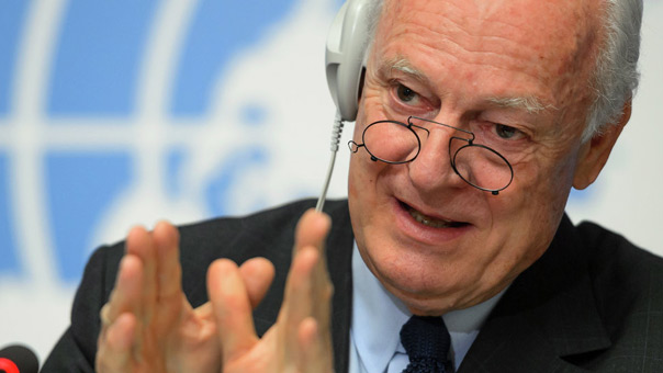 دي ميستورا يؤكد أن حل الأزمة في سوريا سياسي فقط