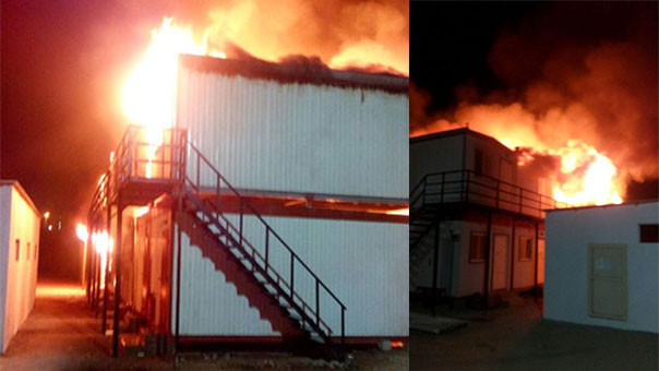 موظفو سعودي أوجيه في جدة يحرقون مكان سكنهم في مجمع الشركة احتجاجاً على عدم دفع الرواتب