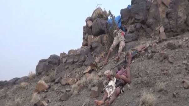 مقتل 100 من مرتزقة العدوان السعودي في افشال محاولة هجوم لهم باتجاه منطقة كهبوب بتعز