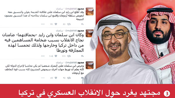 مجتهد: محمد بن سلمان ساهم في الانقلاب التركي تحقيقًا لرغبة أمريكية إسرائيلية