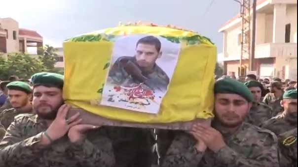 حزب الله يشيِّع الشهيد حسين موسى سلمان (أبو علي) في مجدل زون