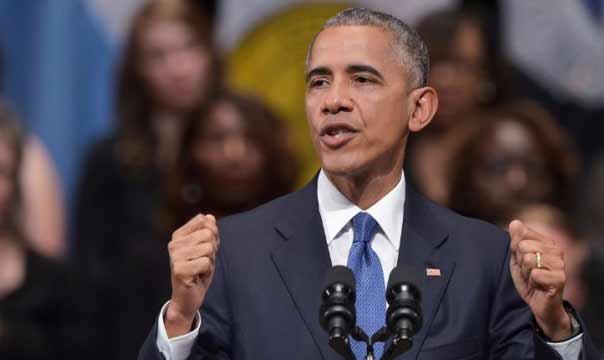 أوباما للديمقراطيين: سنقود هيلاري كلينتون إلى الرئاسة.. وبايدن: ترامب لا يعرف شيئًا