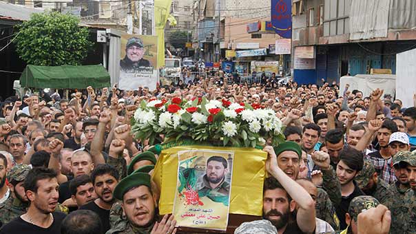 حزب الله وجمهور المقاومة يشيعون الشهيد المجاهد حسين علي معنقي الى مثواه الأخير