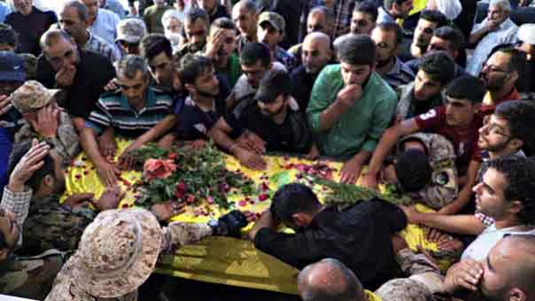 حزب الله وجمهور المقاومة يشيعون الشهيد المجاهد حبيب الله محمد مظلوم في بريتال البقاعية