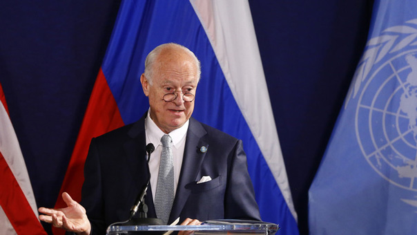 دي ميستورا: نسعى لوقف الأعمال القتالية في حلب لمدة 48 ساعة