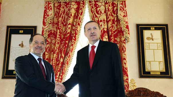 البارازاني يتطلع لدعم طهران وأنقرة.. وتركيا تحذِّره من التمدد في الموصل