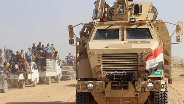 الحشد الشعبي والقوات المشتركة  يعلنان تحرير كامل جزيرة الخالدية..والعبادي يبارك الإنجاز