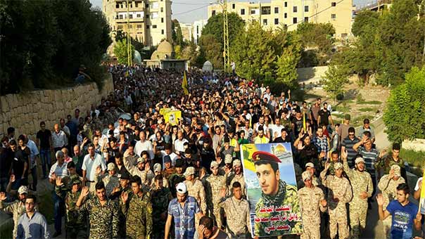 حزب الله وأهالي الهرمل يشيّعون الشهيد وائل إبراهيم سماحة &rsquo;محمد علي&rsquo;