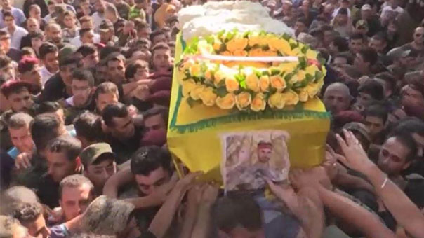 حزب الله يشيّع الشهيدين بيضون والخطيب في الشهابية وشقراء