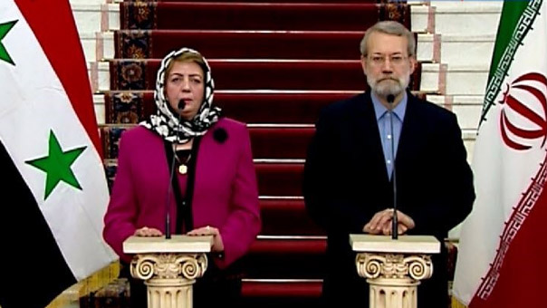 لاريجاني: إيران مستمرة في تقديم دعمها السياسي والاقتصادي لسوريا لتعزيز صمودها في محاربة الإرهاب