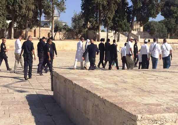 إصابات في مواجهات عنيفة مع الاحتلال برام الله.. والمستوطنون يواصلون اقتحاماتهم للأقصى