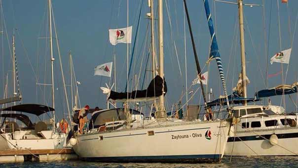 سفينتا &rsquo;أمل&rsquo; و &rsquo;زيتونة&rsquo; تبحران من برشلونة لكسر الحصار على غزة