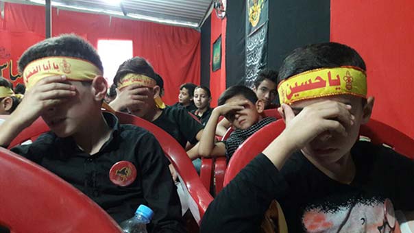 أطفال الجنوب يواسون أطفال الامام الحسين (ع)