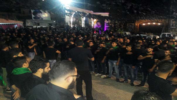 احياء الليلة السادسة من عاشوراء بمجالس العزاء واللطم في الجنوب وجبيل والمتن الشمالي