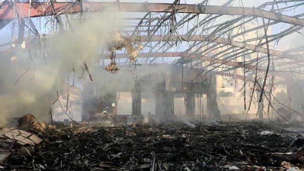 جريمة فوق الجريمة..&rsquo;التحالف السعودي&rsquo; يحقق بمجزرته في صنعاء!