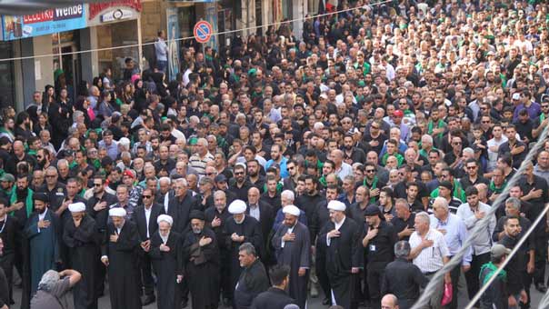 النبطية احيت &rsquo;التاسوعاء&rsquo; من محرم بمسيرات حاشدة