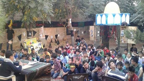 أهالي بلدتي نبل والزهراء بريف حلب الشمالي يحيون مراسم ذكرى عشوراء