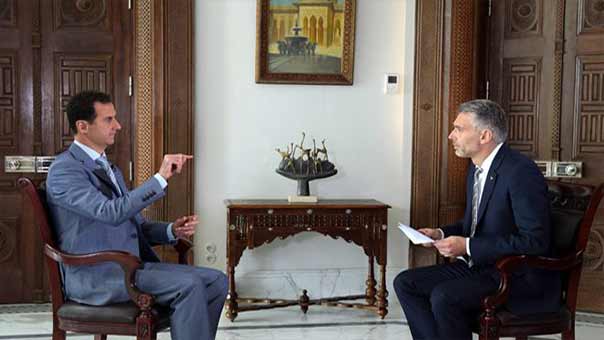 بوتين يؤكد للأسد الثبات في مكافحة الإرهاب.. والأسد: الهستيريا في الغرب سببها انهزام الإرهابيين في حلب