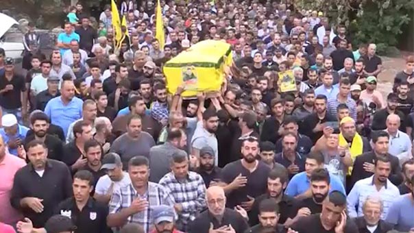 حزب الله وجمهور المقاومة شيّعوا الشهيد المجاهد محمد موسى حكيم في المنصوري