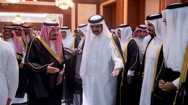 ملك السعودية في زيارة غير مسبوقة لقطر