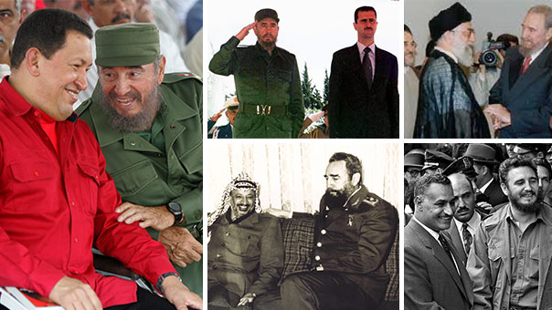 وفاة الزعيم فيديل كاسترو الكوبي الثائر
