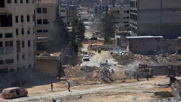 ذخائر الإرهابيين مُكدّسة بعد فرارهم من حلب