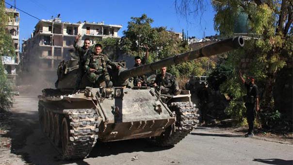 الجيش السوري وحلفاؤه يحكمون السيطرة على أحياء بستان القصر والكلاسة والفردوس وباب إنطاكية