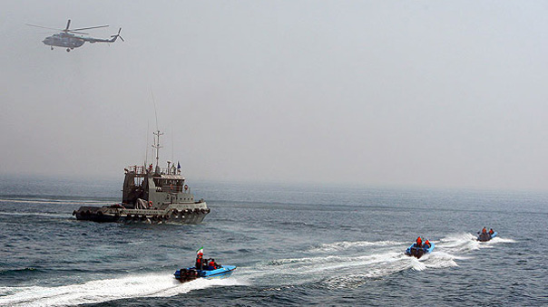 مناورة حدودية بحرية مشتركة بين إيران والعراق