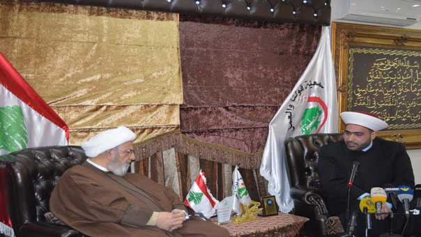 الشيخ يزبك التقى الشيخ القطان: لن نتحرر الاّ بعد أن تتحرر فلسطين